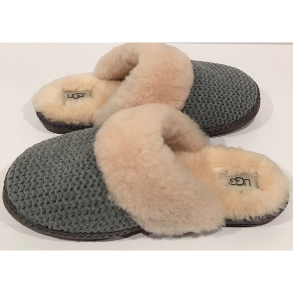 ✅ UGG Aira Gray Slippers - Picture 2 of 8